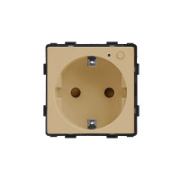ELEMENT ZIGBEE GERMAN TYPE SOCKET, GOLD                                                                                                                                                                                                                        