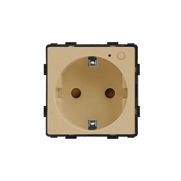 ELEMENT ZIGBEE GERMAN TYPE SOCKET, GOLD                                                                                                                                                                                                                        