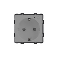 ELEMENT ZIGBEE GERMAN TYPE SOCKET, GRAY                                                                                                                                                                                                                        