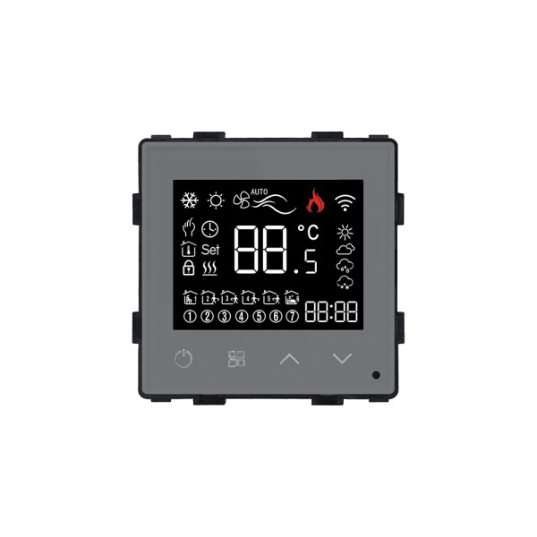 ELEMENT ZIGBEE WATER FLOOR THERMOSTAT, GRAY                                                                                                                                                                                                                    