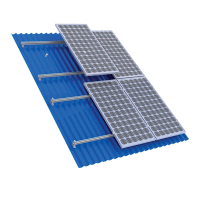 STRUCTURE FOR SANDWICH ROOF 580W PANEL 15kW,SET