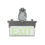 EX-PROOF LED EXIT 1,2W, IP67