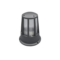 GRF351 ALU PILLAR LIGHT 1ХЕ27 IP54, BLACK                                                                                                                                                                                                                      