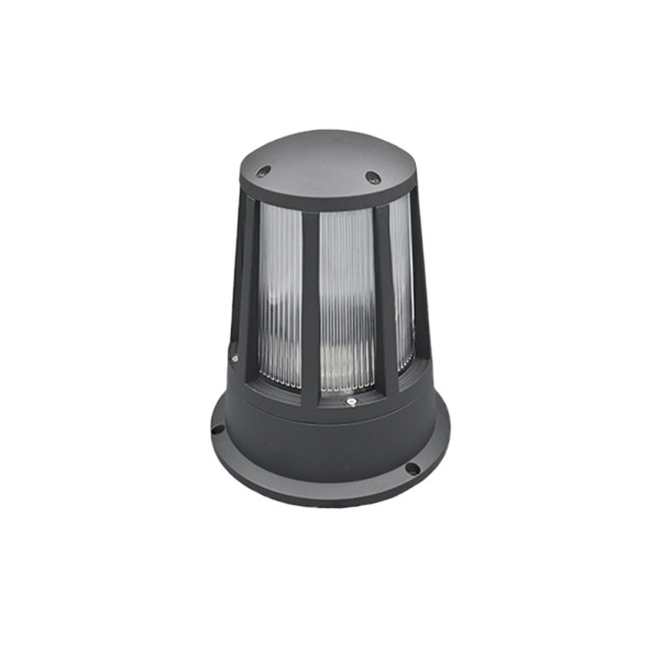 GRF351 ALU PILLAR LIGHT 1ХЕ27 IP54, BLACK                                                                                                                                                                                                                      