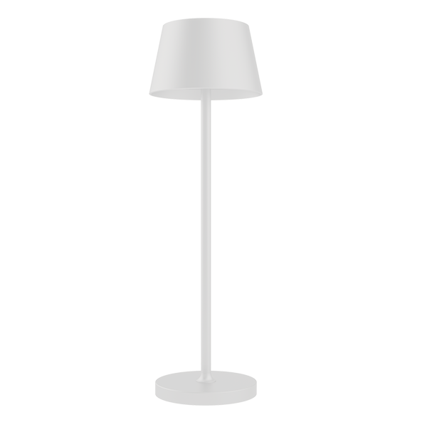 SONIA TABLE LAMP 1XG9 WHITE WITH DIMMER