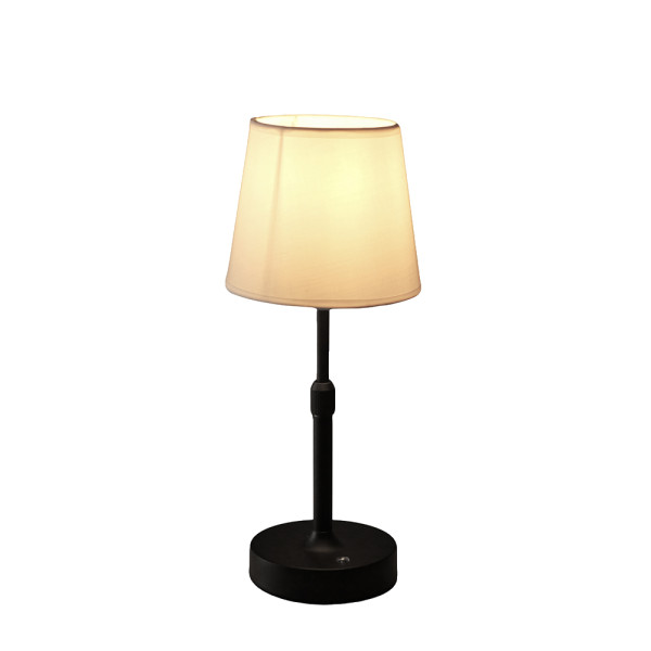 Dimmable LED Table Lamp 2700K Warm Light, Rechargeable, Black