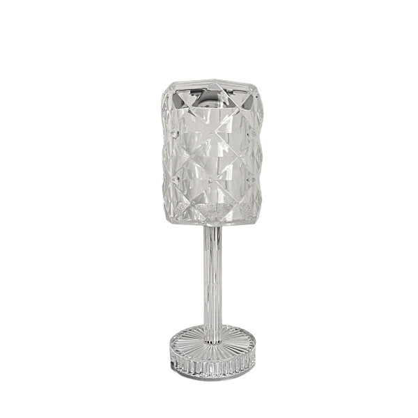 3CCT LED Touch Table Lamp, Rechargeable, Adjustable White Light