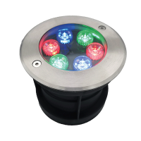 LED UNDERWATER LIGHT 6W RGB, IP68 WITH REMOTE