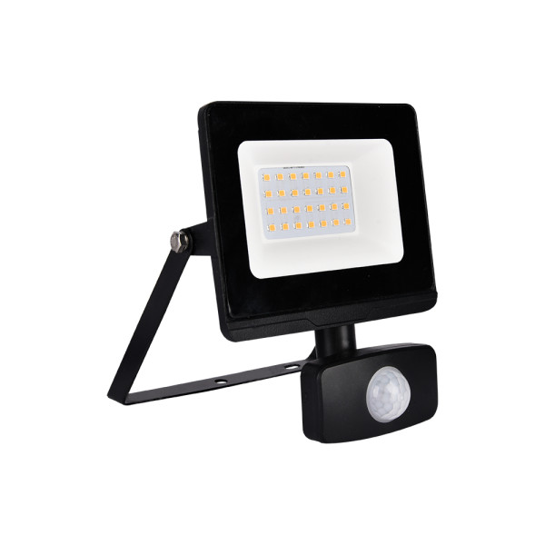 OMEGA10 LED FLOODLIGHT WITH SENSOR 10W 5500K IP65                                                                                                                                                                                                              