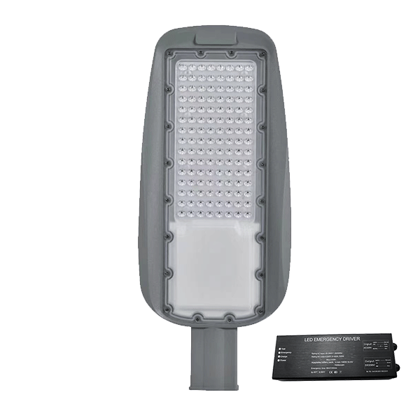 PRAGUE SMD LED POULIČNÉ SVIETIDLO 100W 5500K IP65+NÚDZOVÝ ZDROJ