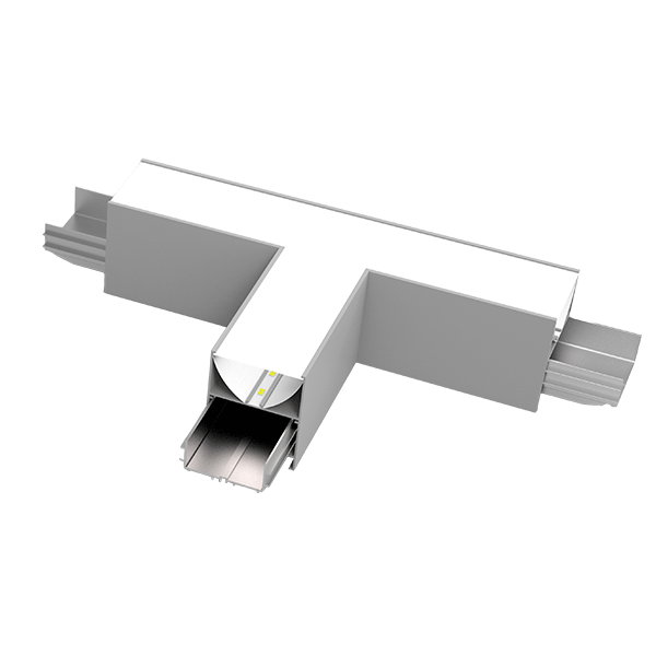 T-CONNECTOR FOR ELMARK PROFILE SURFACE 3000K BIELY