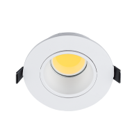 LED PLASTIC ROUND SPOTLIGHT COB 7W 2700-3000K WHITE                                                                                                                                                                                                            