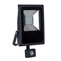 STELLAR RIME 10W LED FLOODLIGHT 5500K WITH SENSOR                                                                                                                                                                                                              