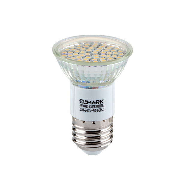 LED60SMD ŽIAROVKA 3W E27 230V 2700-3000K