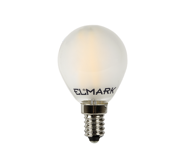 LED LAMP GLOBE G45 FILAMENT 2W E14 230V 2700K FROSTED                                                                                                                                                                                                          