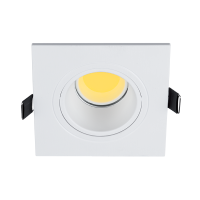 LED PLASTIC SQUARE SPOTLIGHT COB 7W 4000-4300K WHITE                                                                                                                                                                                                           